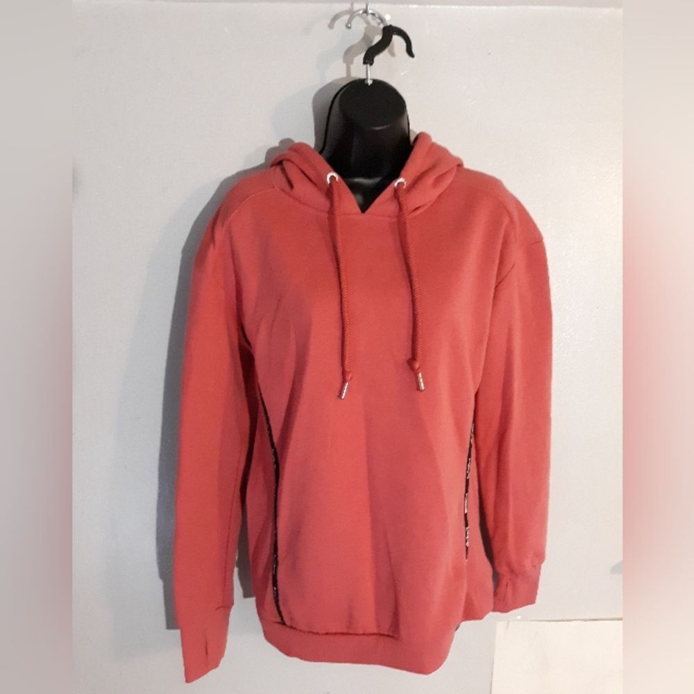 BeBe Sport ribbed pullover hoodie